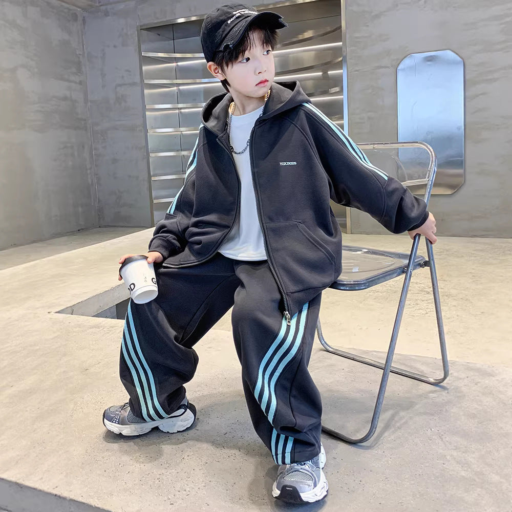 Boys’ Sporty Jacket Outfit Set