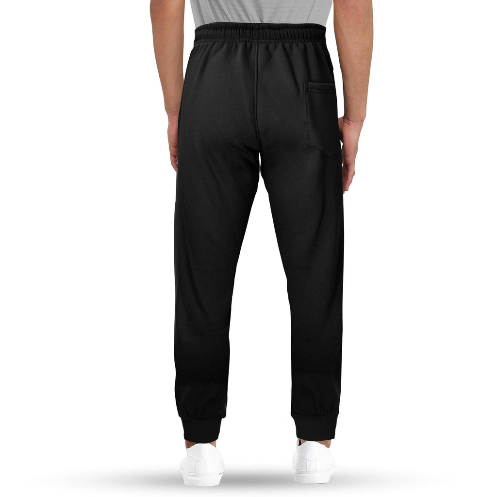 Men's Man of Faith Black Fleece Sweatpants