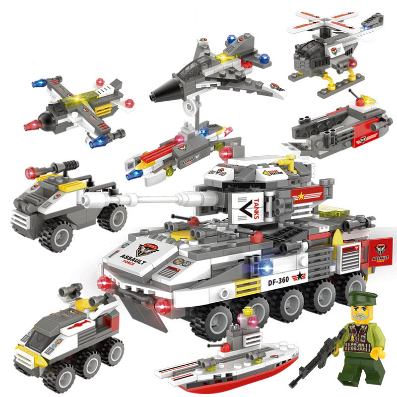 Military Aircraft Carrier Building Block Set