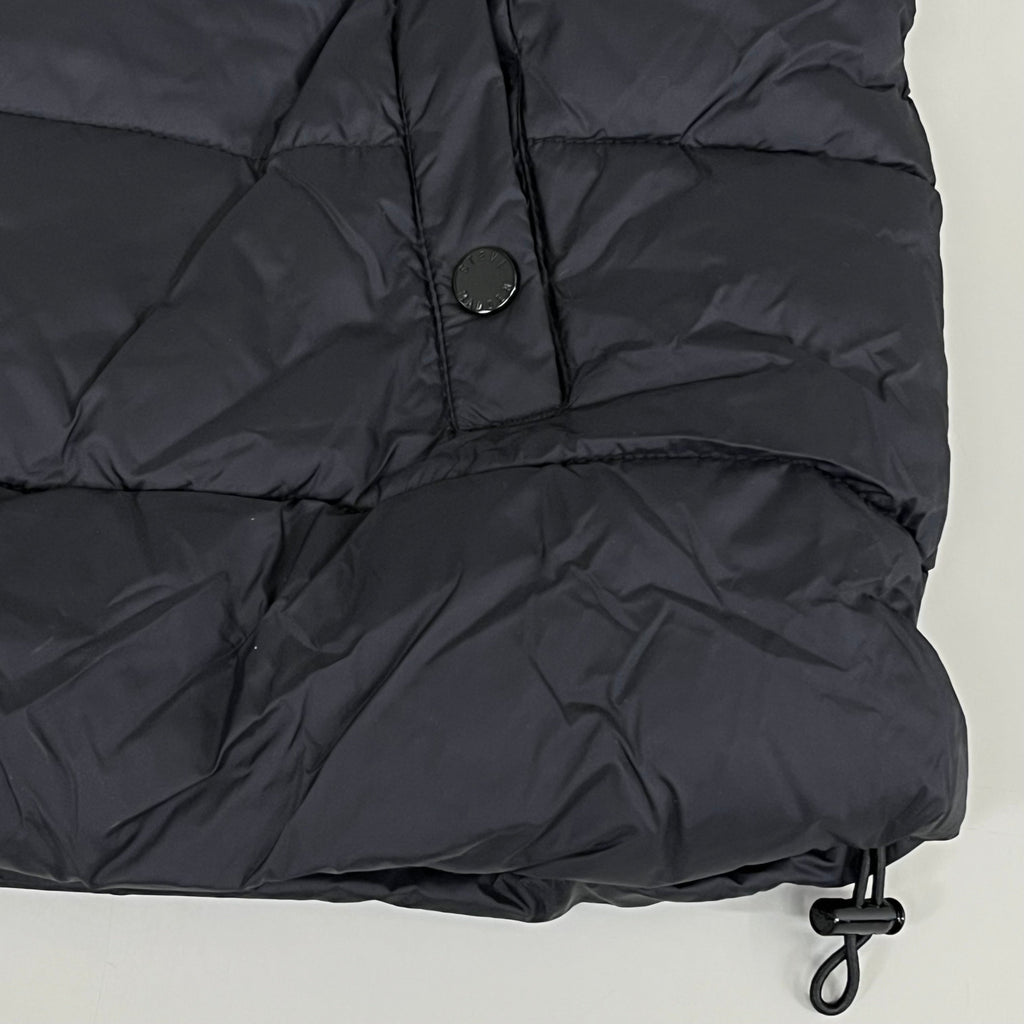DKNY Boys’ Insulated Quilted Puffer Parka — Black, Large
