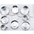 Mayitr 8-Piece Stainless Steel Camping Cookware Set