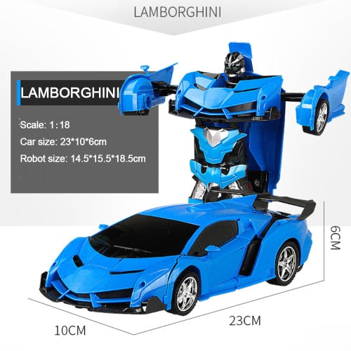 Transforming RC Car & Robot Toy