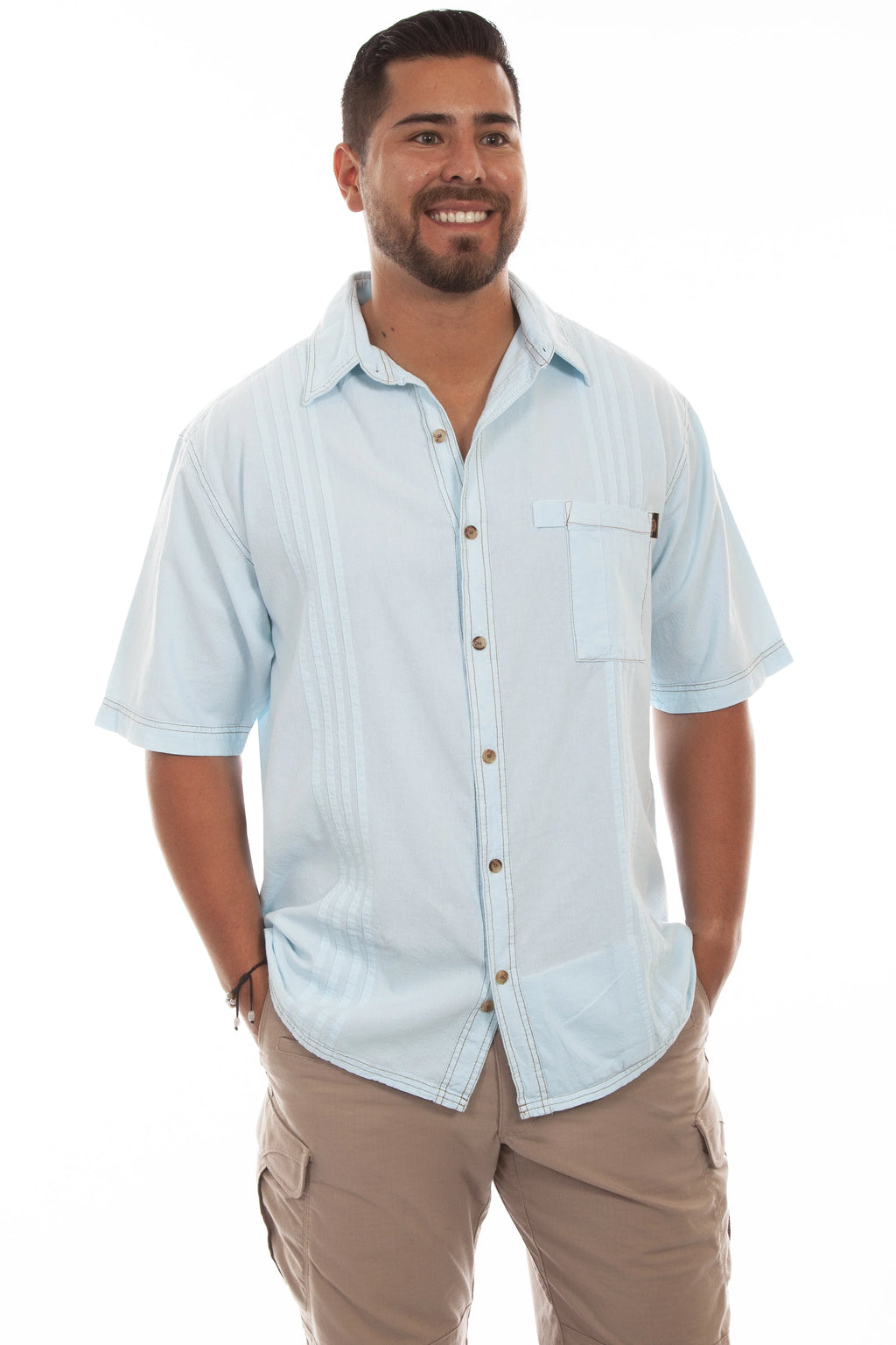 Scully Men's Button-Front Casual Shirt