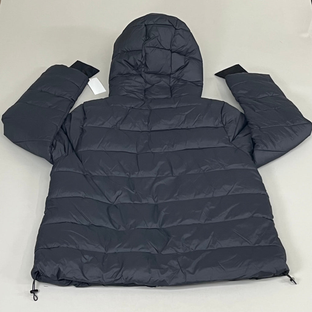 DKNY Boys’ Insulated Quilted Puffer Parka — Black, Large