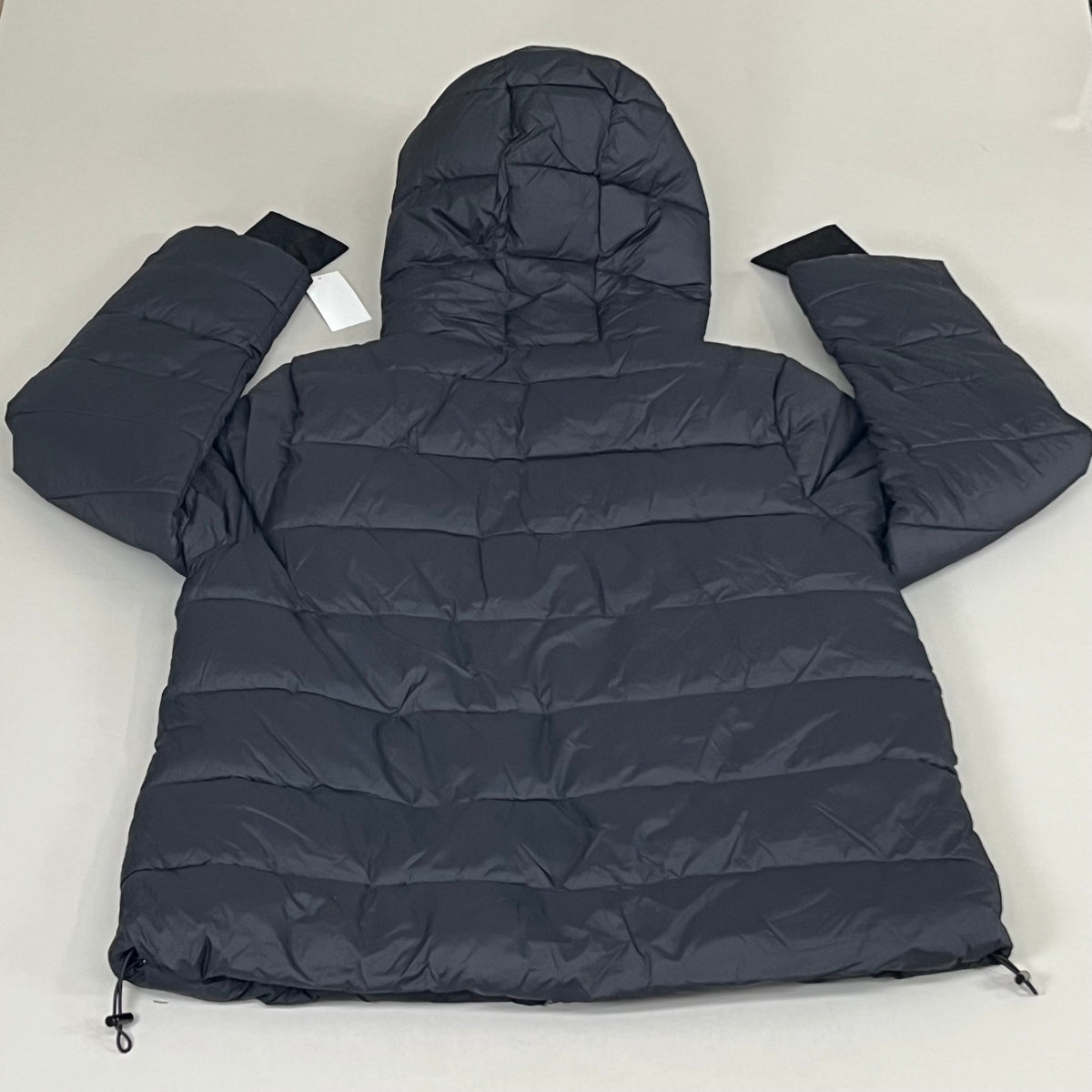 DKNY Boys’ Insulated Quilted Puffer Parka — Black, Large