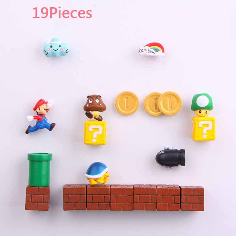 Super Mario Resin Fridge Magnets
