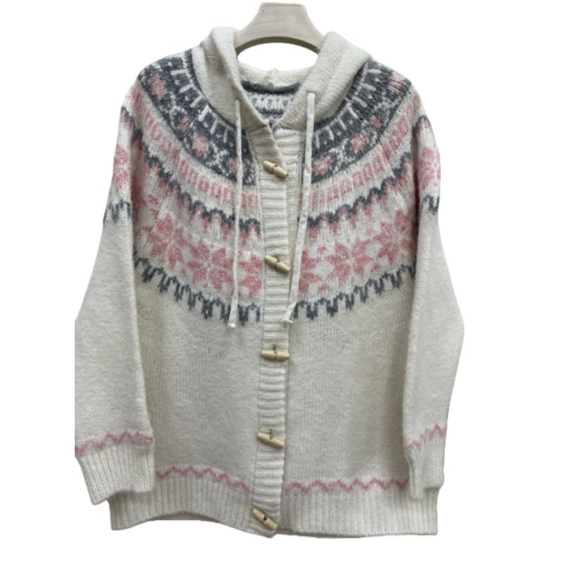 Oversized Button-Front Sweater
