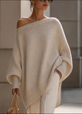 Thick pullover knitted sweater loose sweater for women