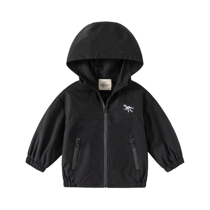 Boys’ Lightweight Hooded Windbreaker