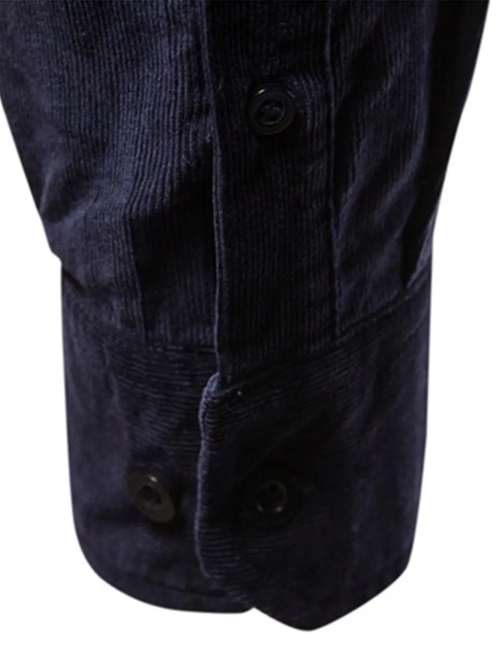 Men's Plus Size Solid Button-Down Collared Shirt