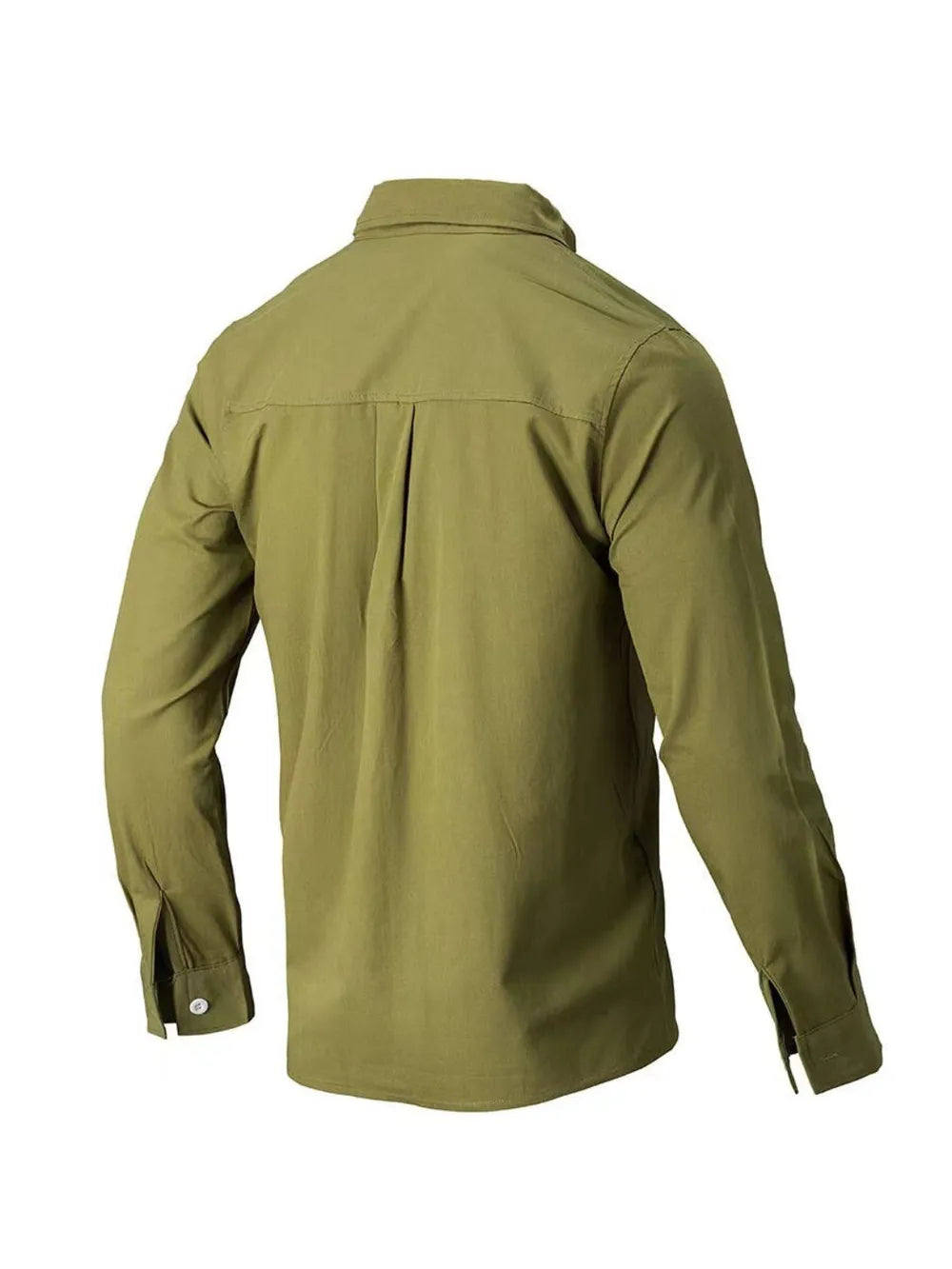 Men's Plus Size Collared Button-Down Shirt