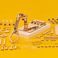 Hydraulic Robotic Arm DIY Kit, Educational STEM Toy