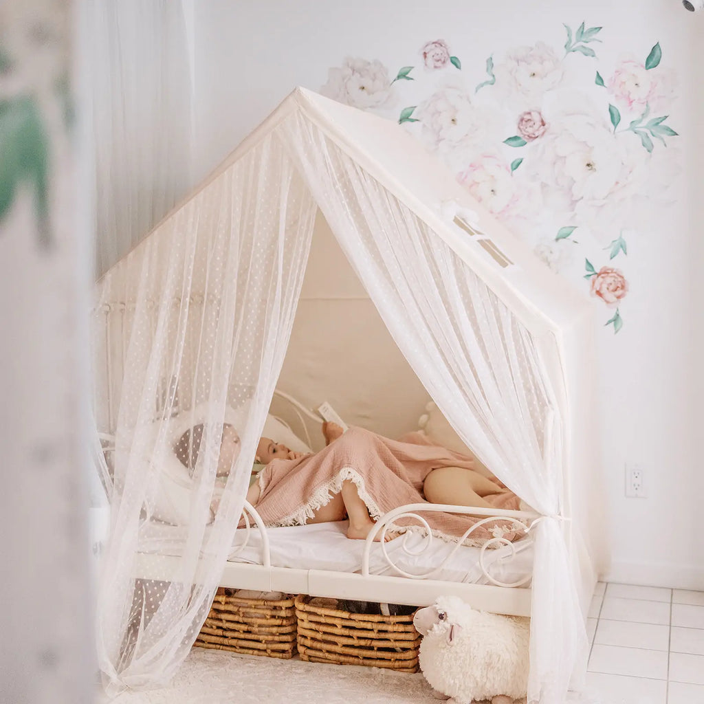 Tiny Land Large Kids’ Play Tent with Star Lights