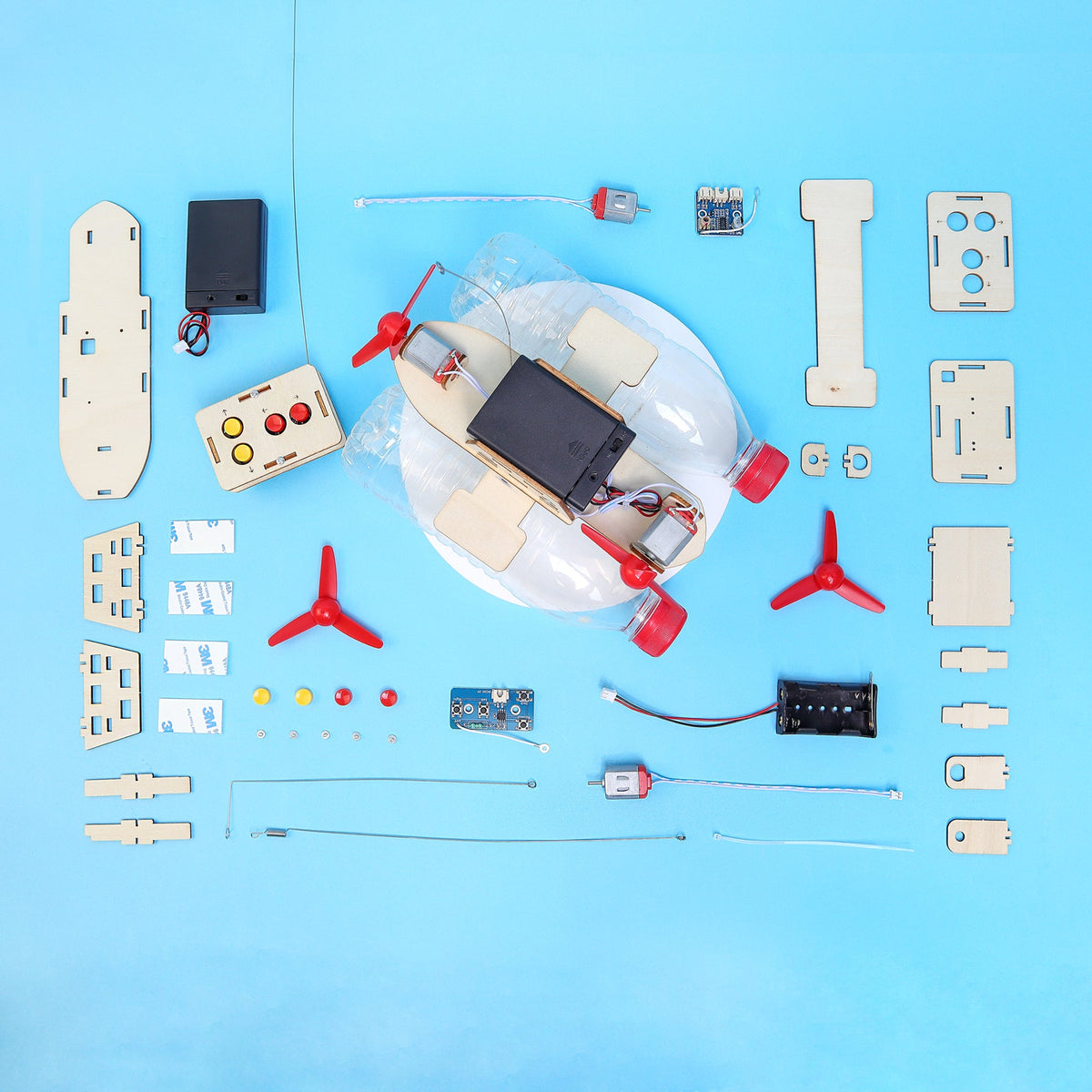 DIY Remote-Controlled Propeller Boat – STEM Kit