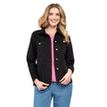 Women's Brushed Twill Button-Front Jacket