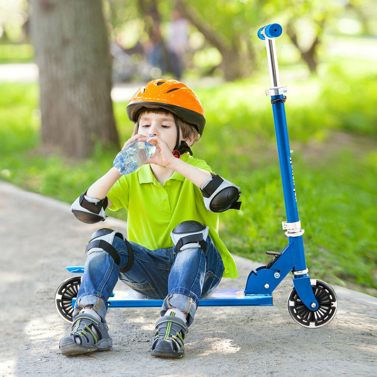 Adjustable Folding Kick Scooter for Kids