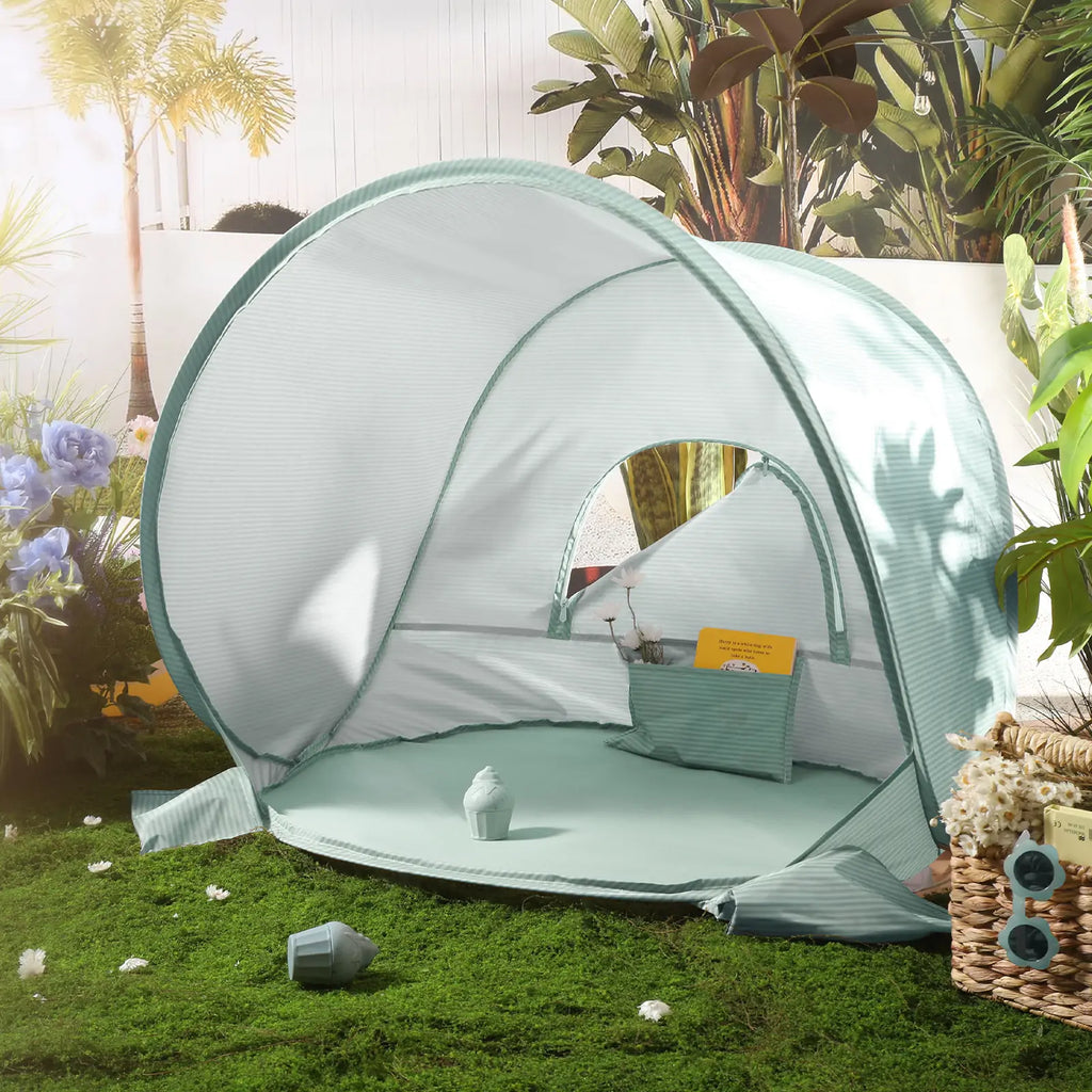 Tiny Land Beach Tent & Sand Toy Set for Kids