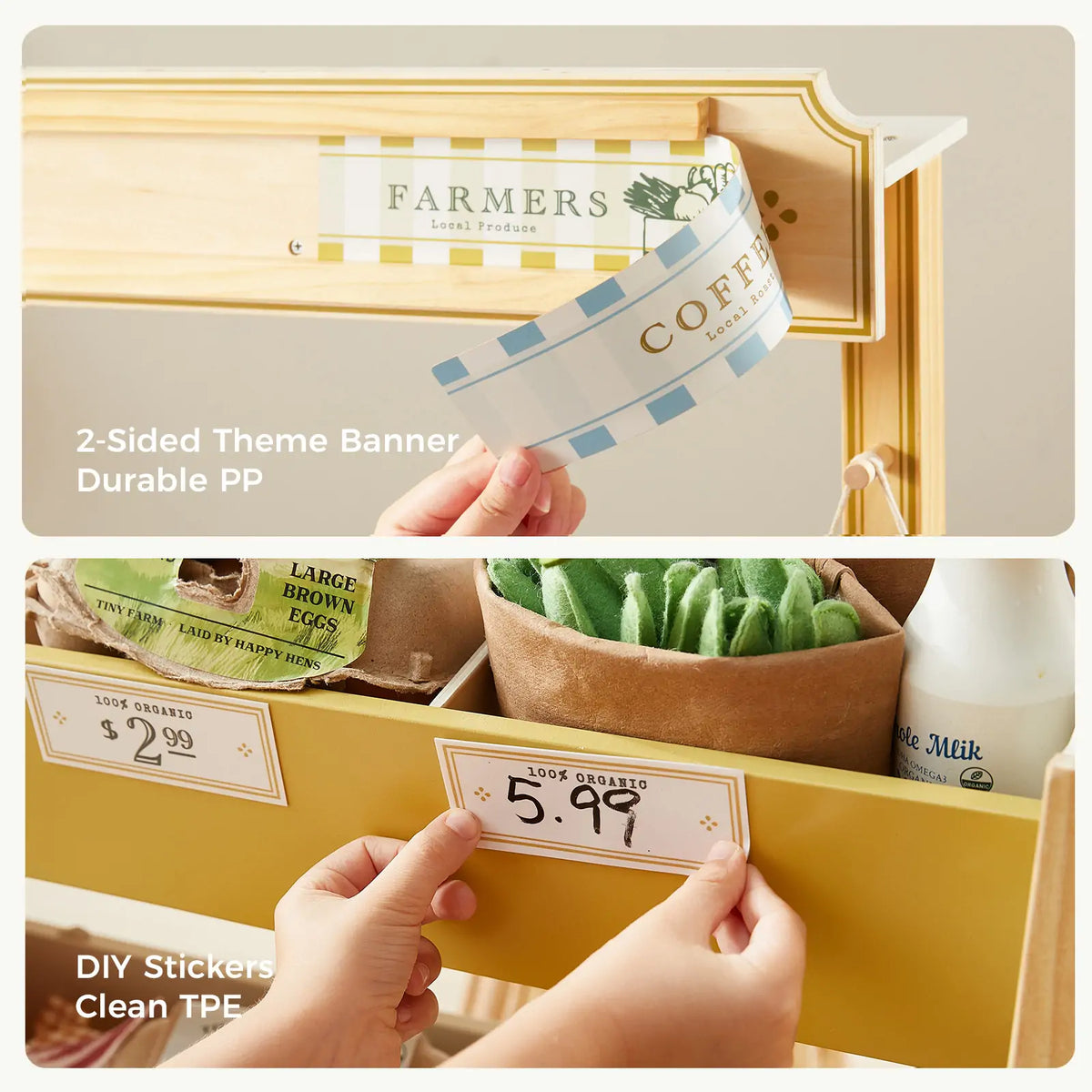 Tiny Land Kids’ Grocery Store Playset