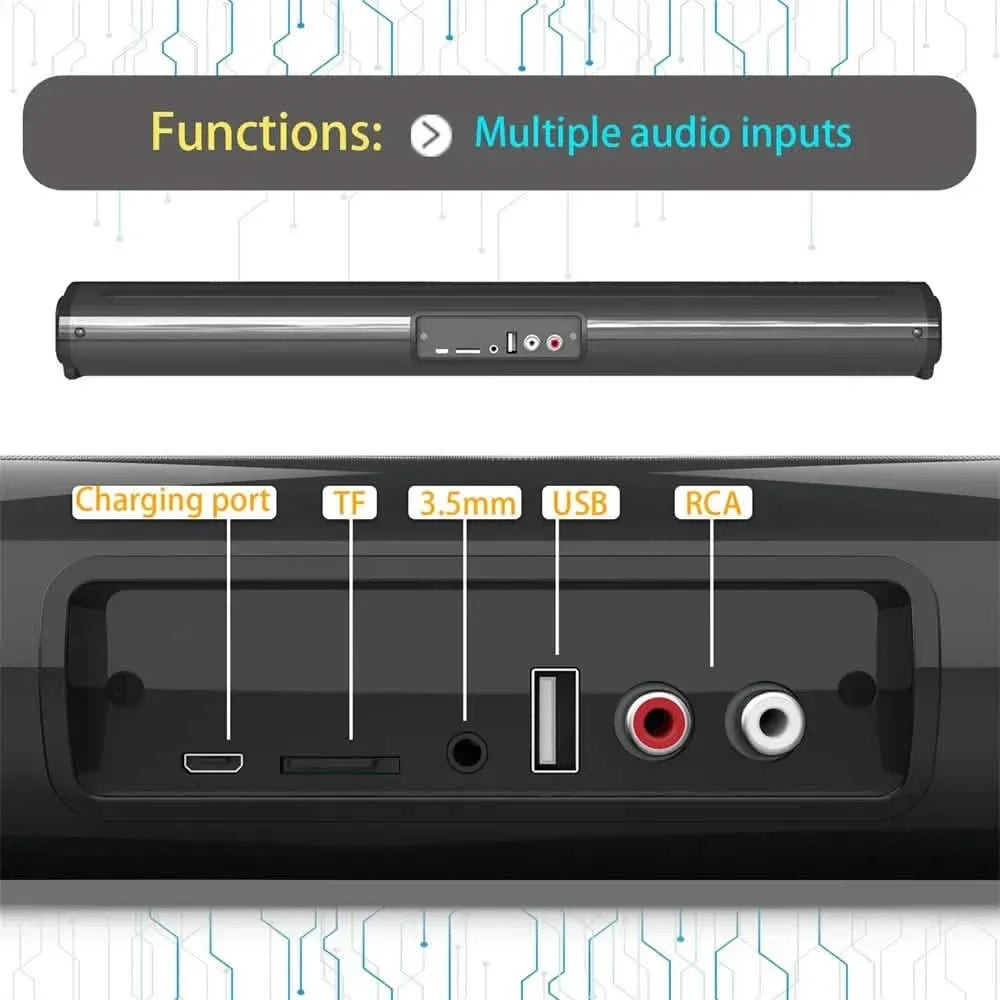 Bluetooth & USB Stereo Speaker System with Subwoofer