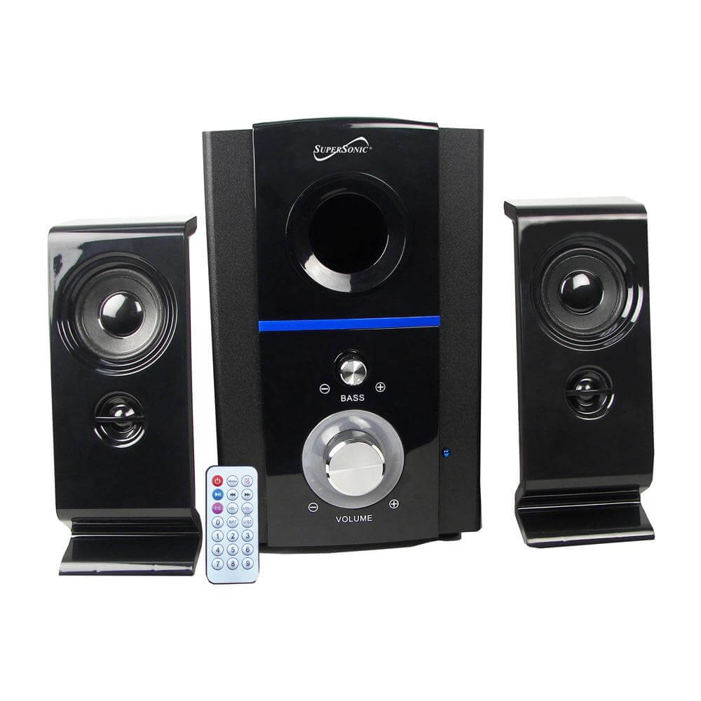 Supersonic Bluetooth Multimedia Speaker System with FM Radio