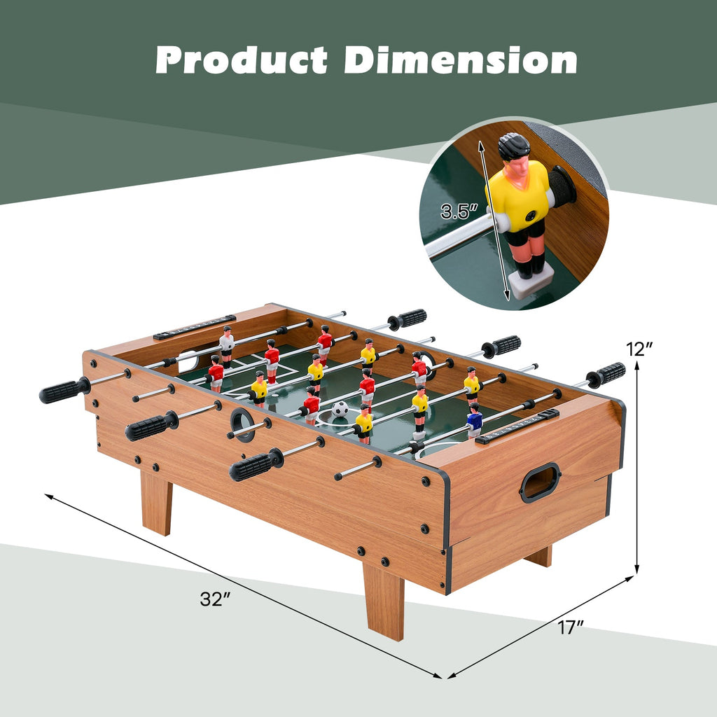 4-in-1 Foosball, Billiards & Hockey Game Table