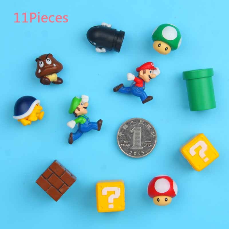 Super Mario Resin Fridge Magnets