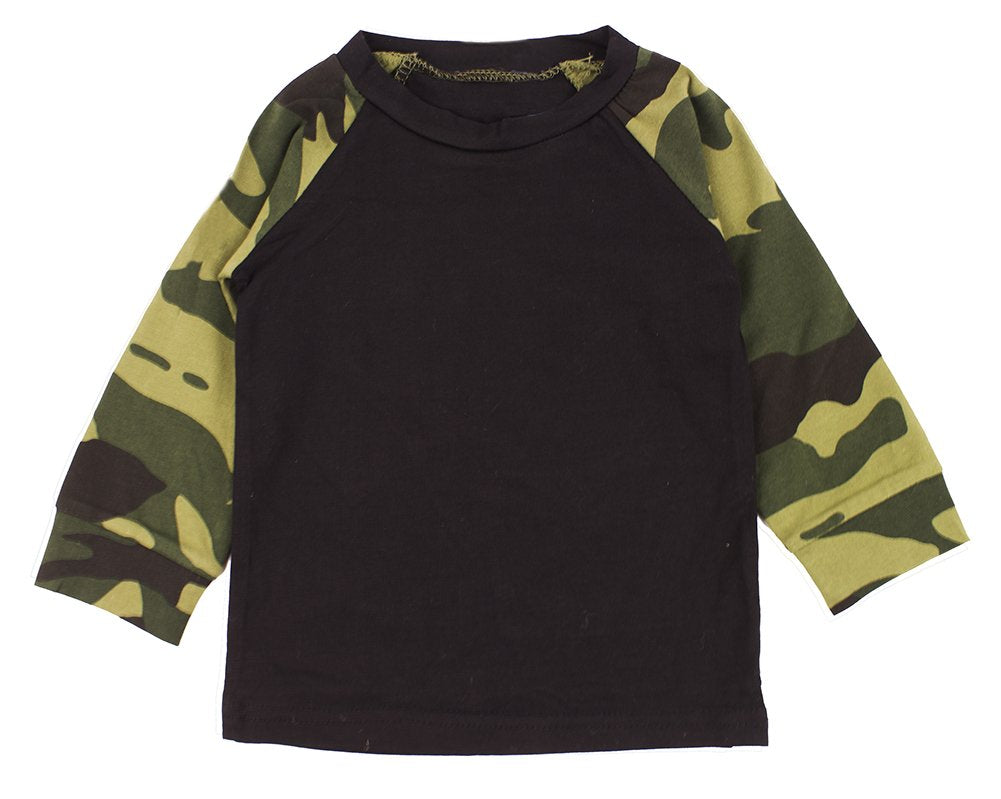 Baby Boys' Camouflage Long-Sleeve Top & Pants Set