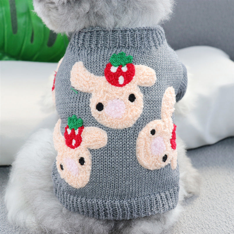 Autumn And Winter Short Pet Sweaters Dog Clothes