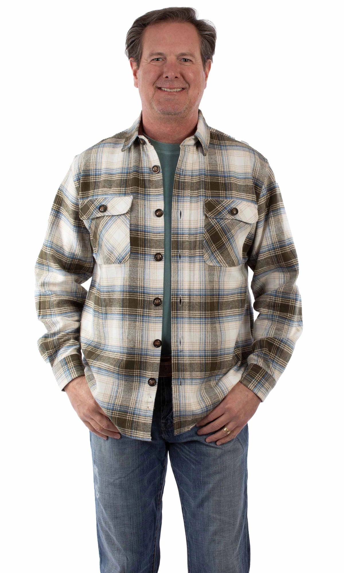 Scully Brawny Plaid Men's Flannel Shirt