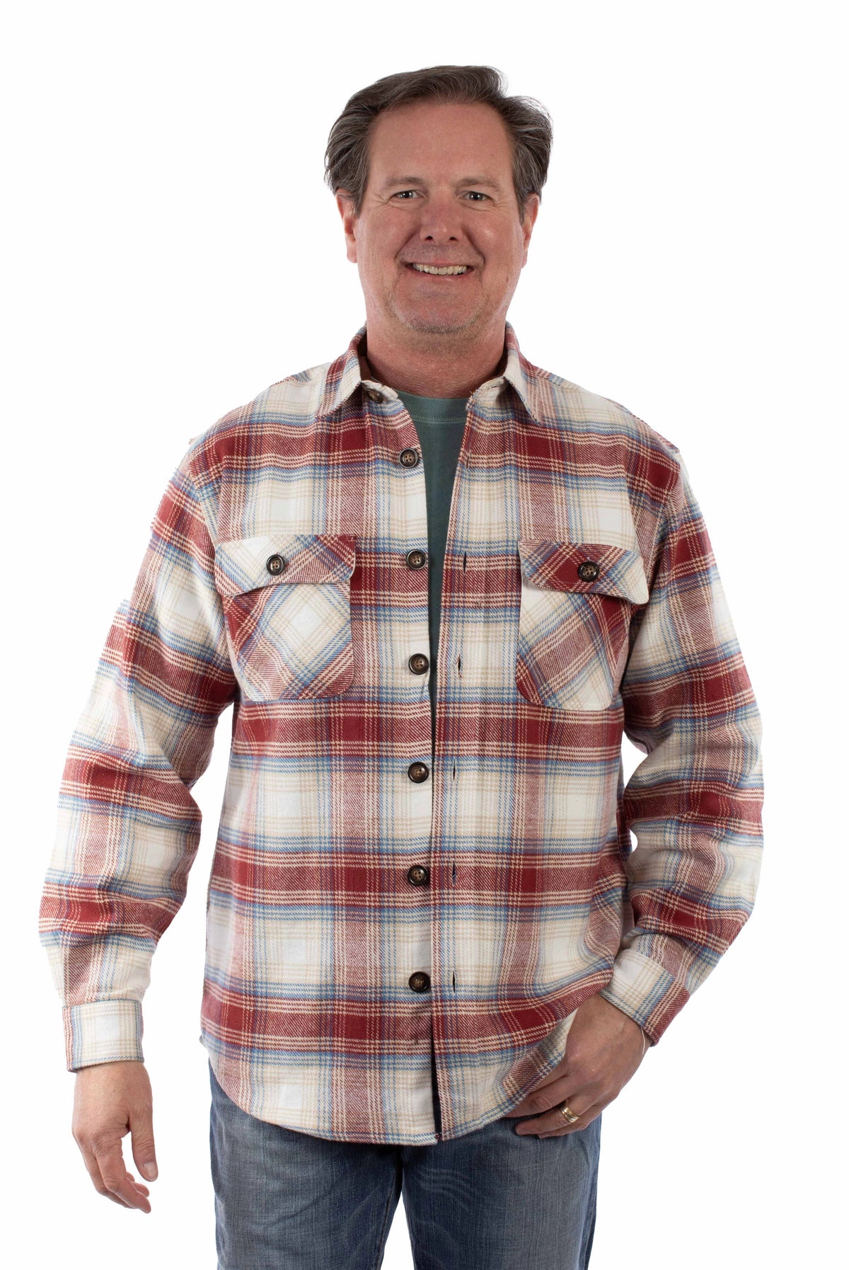 Scully Brawny Plaid Men's Flannel Shirt