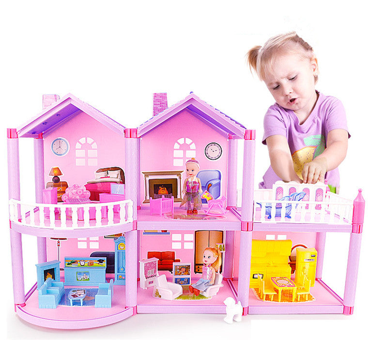 DIY Miniature Villa Dollhouse Kit