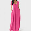 Women's Plus Size V-Neck Dress