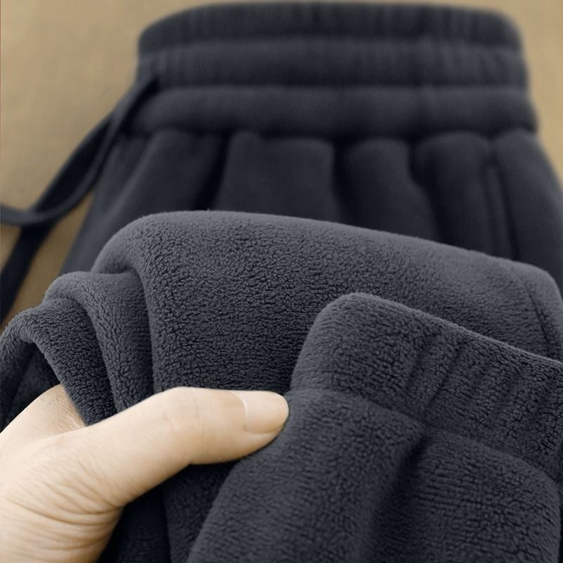 Men's Fleece-Lined Ankle-Tie Sweatpants