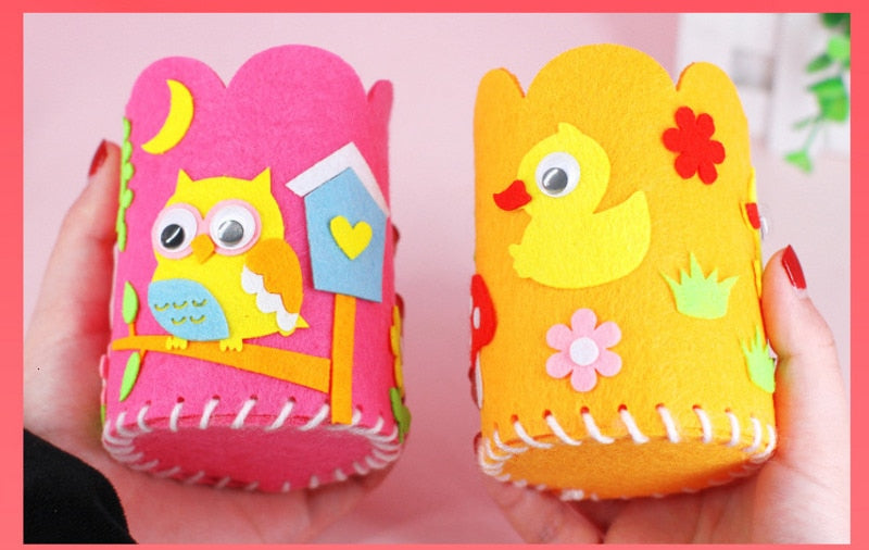 DIY Pencil Holder Craft Set, 5 Pieces