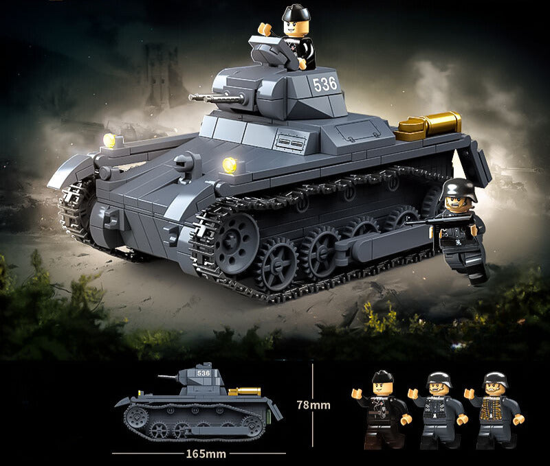 Mil-Blox WWII German Panzer I Tank Building Set