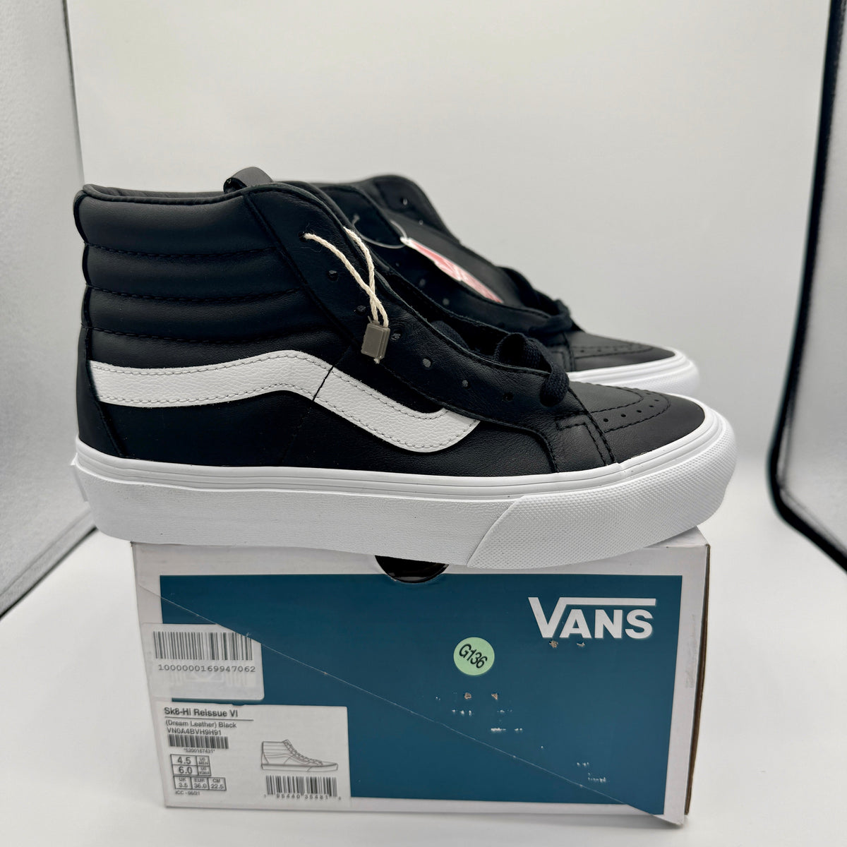 Vans Vault Sk8-Hi Reissue VI Black Dream Leather Sneakers
