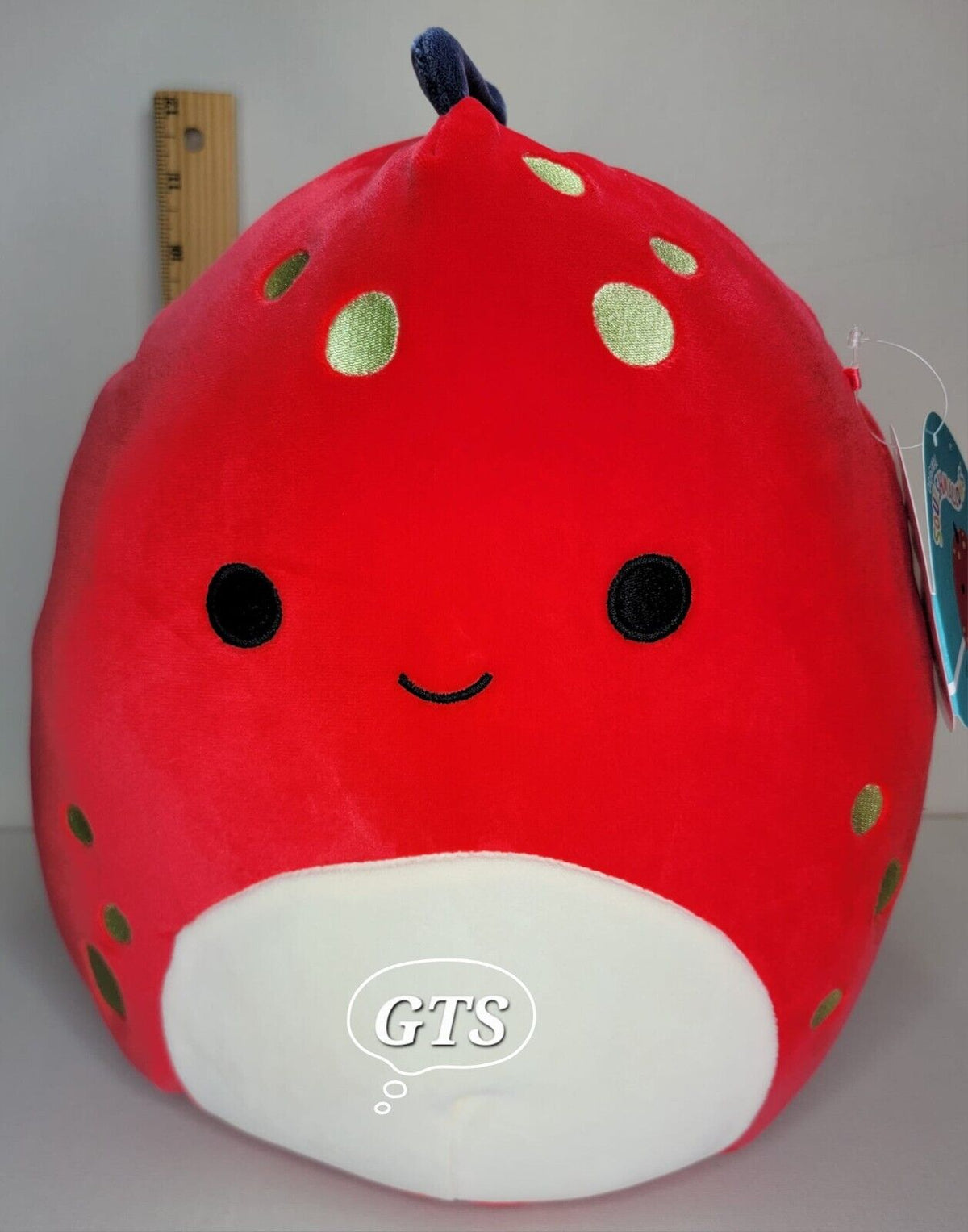 Squishmallows Dolan Red Dinosaur Plush, 11 Inches