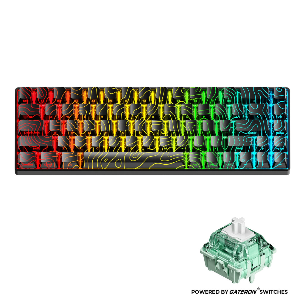 XVX HE68 68-Key Hall Effect Gaming Keyboard with RGB