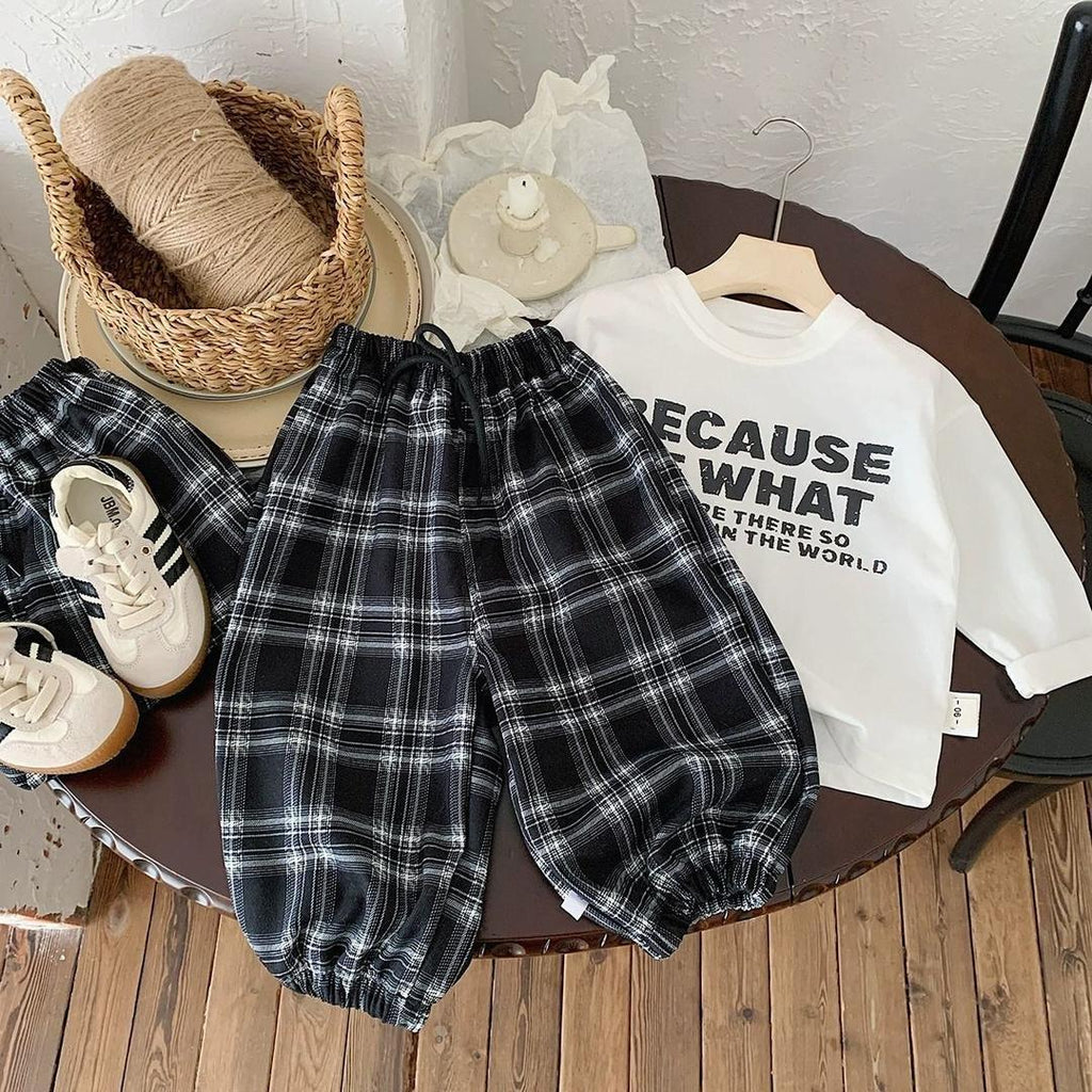 Kids’ Cuffed Casual Pants