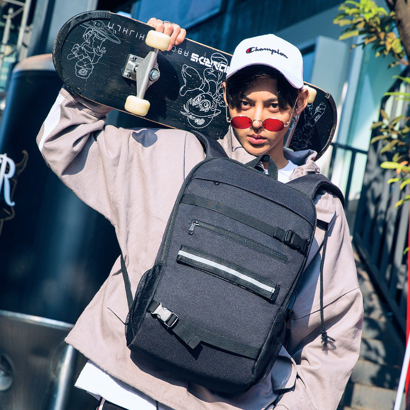 Camouflage Backpack with USB Port & Anti-Theft Lock