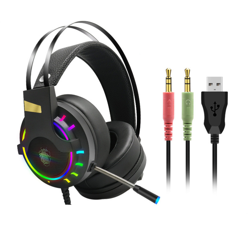 3.5mm Wired Gaming Headset with 50mm Drivers & Microphone