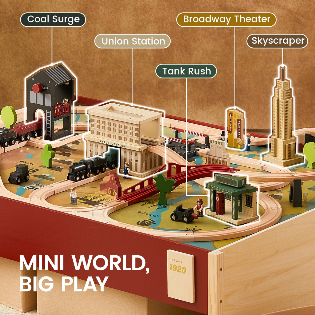Tiny Land 1920 Railway Adventure Train Table