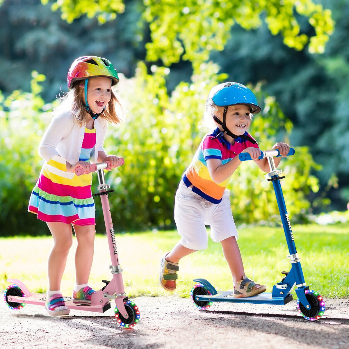 Adjustable Folding Kick Scooter for Kids