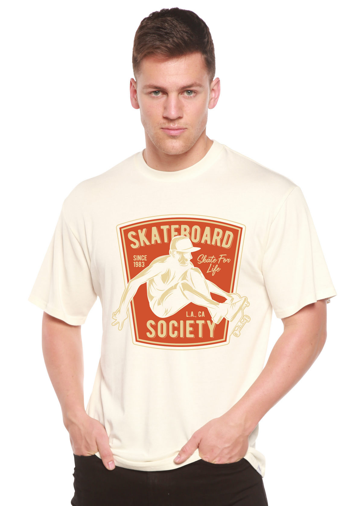 Men's Skateboard Society Bamboo-Blend T-Shirt