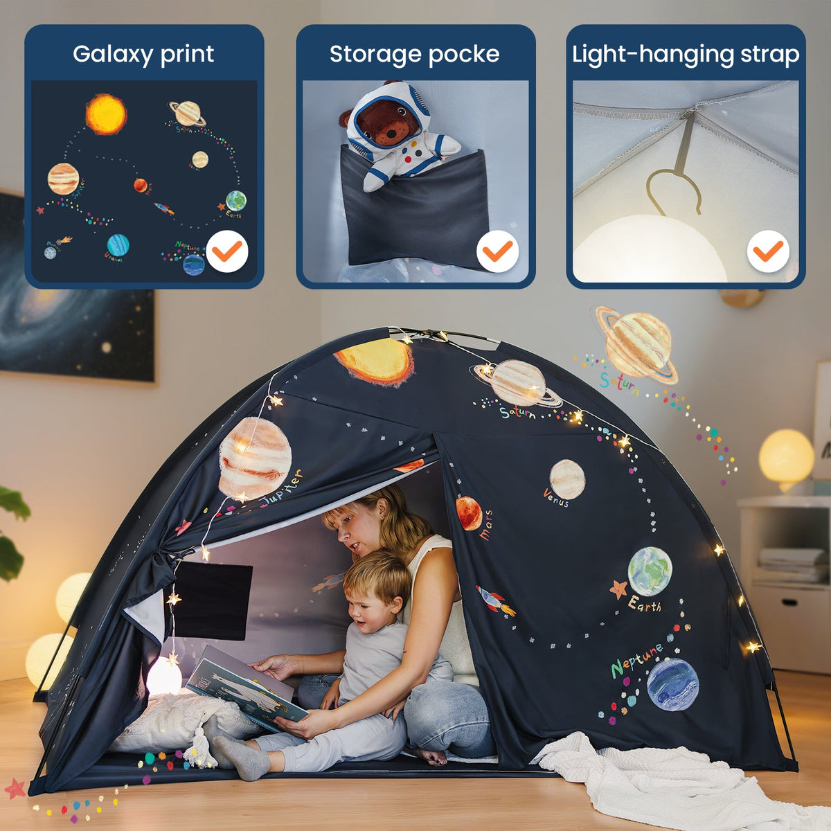 Tiny Land Kids’ Bed & Play Tent