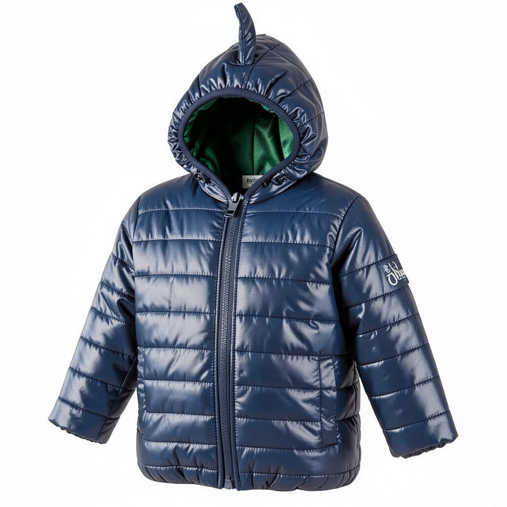 First Impressions Baby Dinosaur Puffer Jacket – 6–9 Months