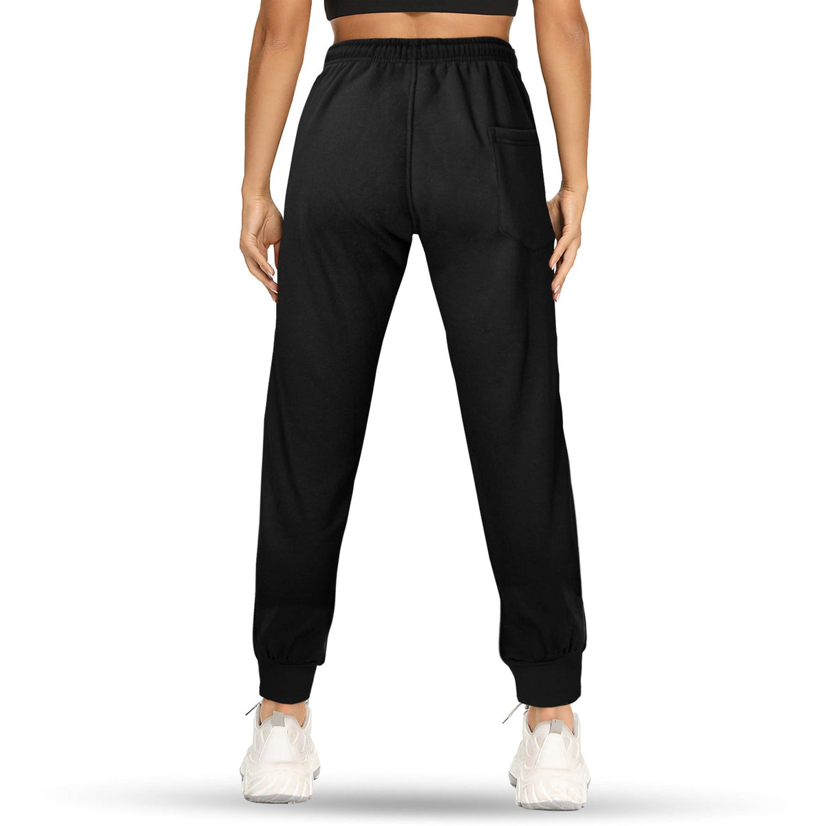 Men's Man of Faith Black Fleece Sweatpants