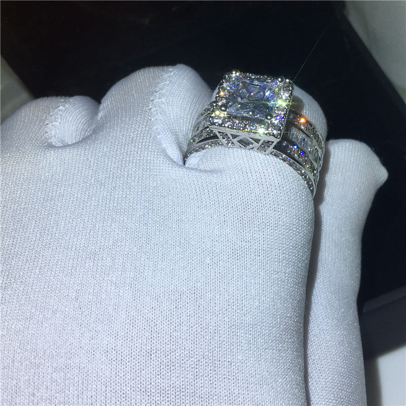 Women's Silver-Color Statement Ring