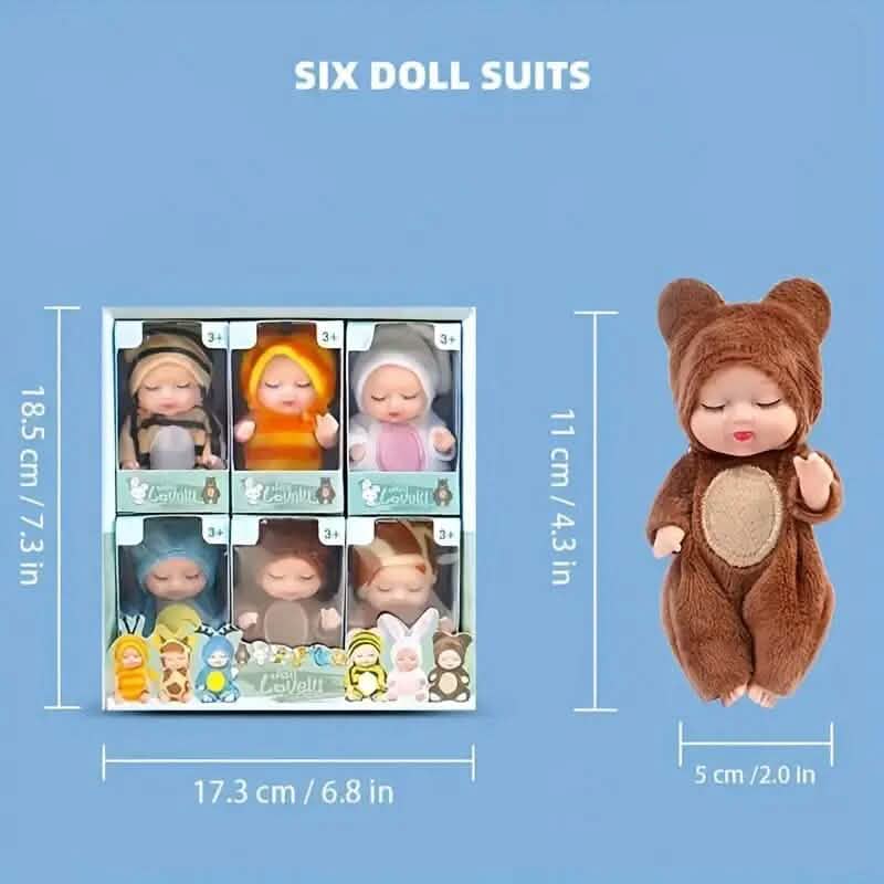 Princess Doll Gift Set — 6 Pieces