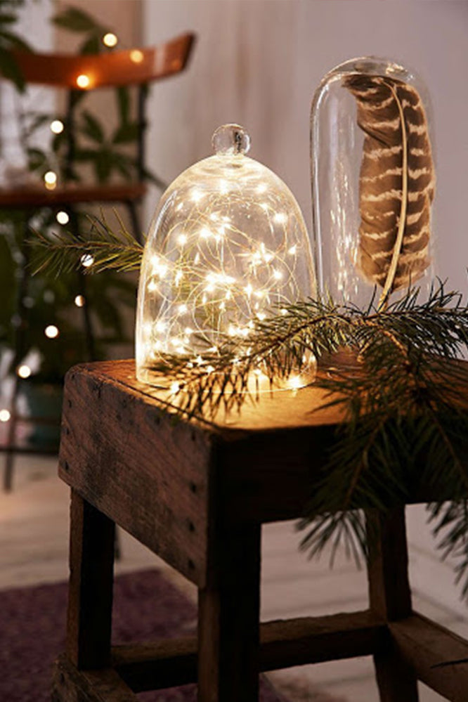 Battery-Operated Indoor Fairy Lights — 30 LEDs, 9 ft